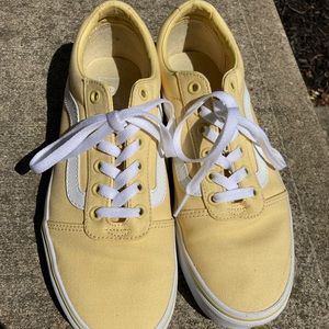 Yellow Vans , Women’s size 9.5
